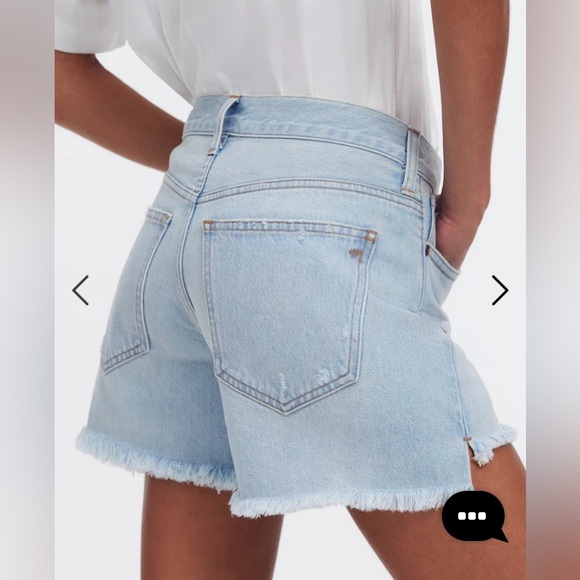 Madewell Relaxed Mid-Length Denim Shorts NWT - Picture 3 of 8